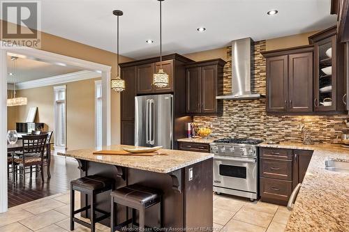 515 Huron, Lasalle, ON - Indoor Photo Showing Kitchen With Double Sink With Upgraded Kitchen