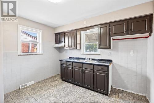 3726 Myrtle, Windsor, ON - Indoor Photo Showing Kitchen With Double Sink