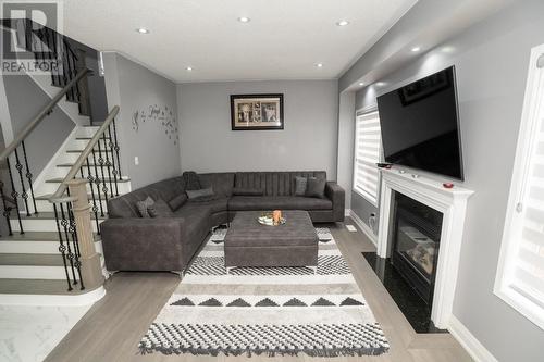 26 Ranchero Drive, Brampton, ON - Indoor Photo Showing Living Room With Fireplace