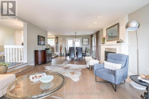 2904 20Th Side Road, New Tecumseth, ON - Indoor Photo Showing Living Room With Fireplace