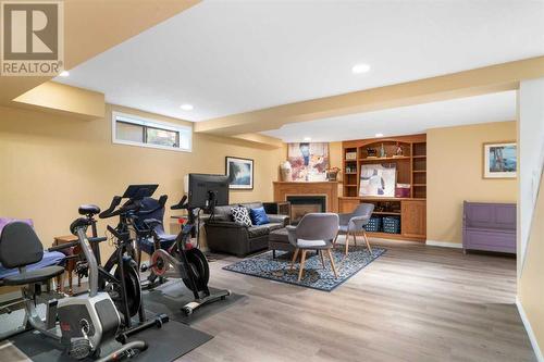 104 Christie Knoll Heights Sw, Calgary, AB - Indoor Photo Showing Gym Room