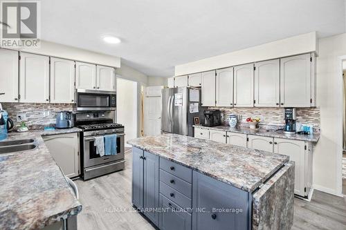 1258 Highway 6 N, Hamilton, ON - Indoor Photo Showing Kitchen With Double Sink