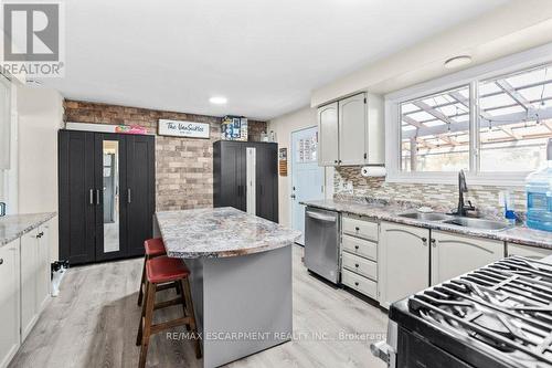 1258 Highway 6 N, Hamilton, ON - Indoor Photo Showing Kitchen With Double Sink With Upgraded Kitchen