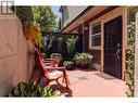 A sunny entrance patio provides abundant space for container gardening. - 2 1146 Richardson St, Victoria, BC  - Outdoor With Deck Patio Veranda 