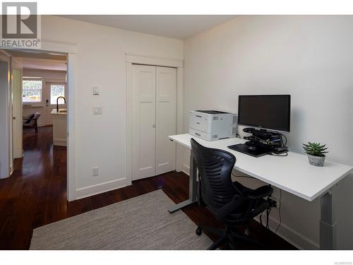 Second bedroom used as home office. - 2 1146 Richardson St, Victoria, BC - Indoor Photo Showing Office