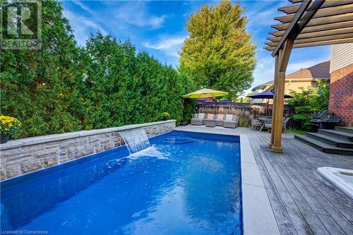 517 Larkspur Lane, Burlington, ON - Outdoor With In Ground Pool With Backyard