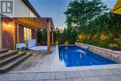 517 Larkspur Lane, Burlington, ON - Outdoor With In Ground Pool