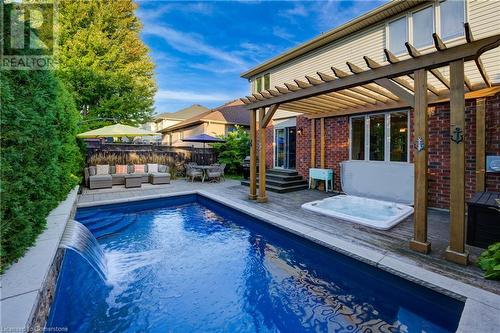 517 Larkspur Lane, Burlington, ON - Outdoor With In Ground Pool