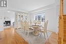 495 Queen Mary Drive, Brampton (Northwest Brampton), ON  - Indoor Photo Showing Dining Room With Fireplace 