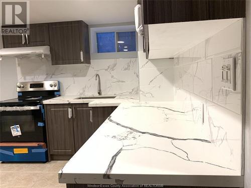 1120 Parkview Avenue Unit# Lower, Windsor, ON - Indoor Photo Showing Kitchen