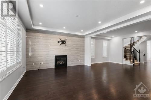 605 Dundonald Drive, Ottawa, ON - Indoor Photo Showing Other Room With Fireplace