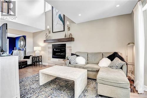 55 Aylen Avenue, Ottawa, ON - Indoor Photo Showing Living Room With Fireplace