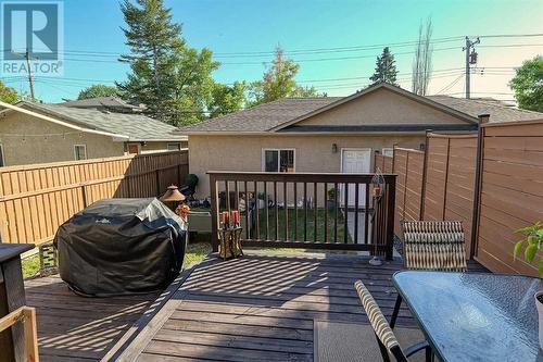 Huge two-tiered deck. South-facing - 2417 53 Avenue Sw, Calgary, AB - Outdoor With Deck Patio Veranda With Exterior