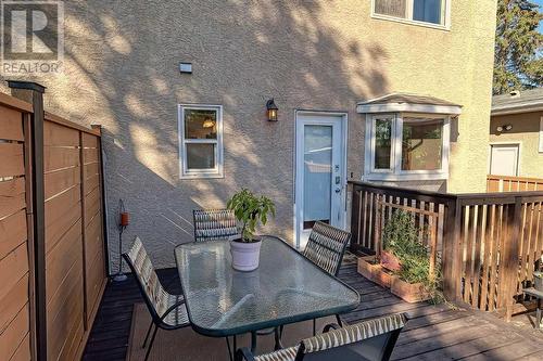 Spacious outdoor dining - 2417 53 Avenue Sw, Calgary, AB - Outdoor With Deck Patio Veranda With Exterior