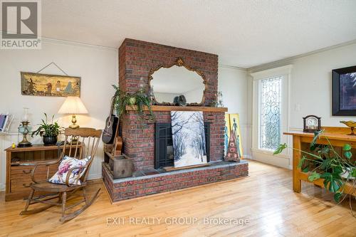 625 Brooklyn Road, Tweed, ON - Indoor Photo Showing Living Room With Fireplace