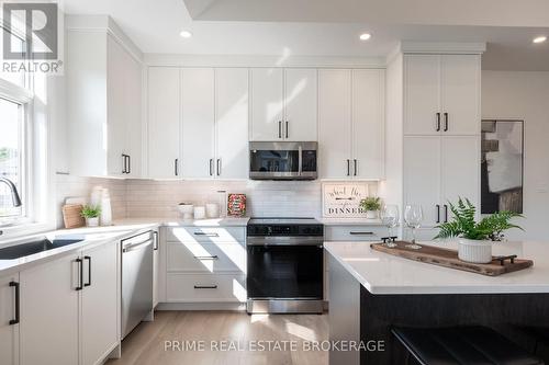 47 - 63 Compass Trail, Central Elgin (Port Stanley), ON - Indoor Photo Showing Kitchen With Upgraded Kitchen