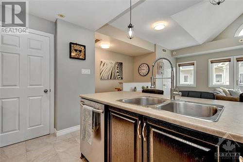 1113K Stittsville Main Street, Stittsville, ON - Indoor Photo Showing Kitchen With Double Sink