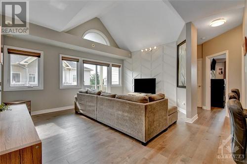 1113K Stittsville Main Street, Stittsville, ON - Indoor Photo Showing Living Room With Fireplace