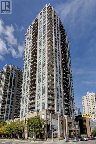 2203, 1111 10 Street Sw, Calgary, AB - Outdoor With Balcony With Facade