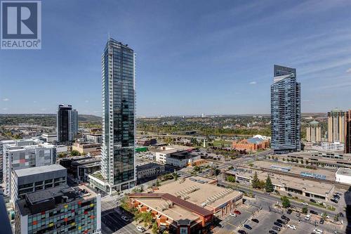 2203, 1111 10 Street Sw, Calgary, AB - Outdoor With View