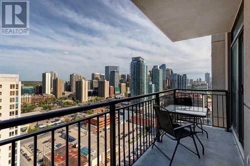 2203, 1111 10 Street Sw, Calgary, AB - Outdoor With Balcony With View