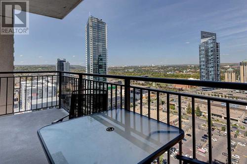 2203, 1111 10 Street Sw, Calgary, AB - Outdoor With Balcony With View With Exterior