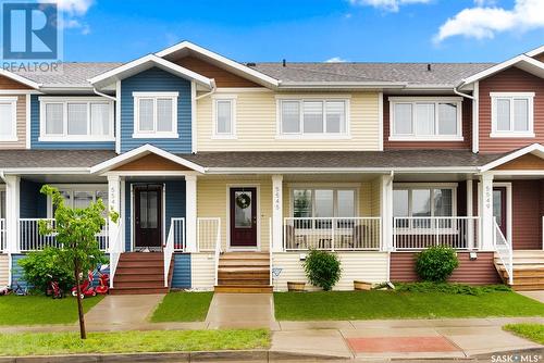 5545 Cederholm Avenue, Regina, SK - Outdoor With Deck Patio Veranda With Facade