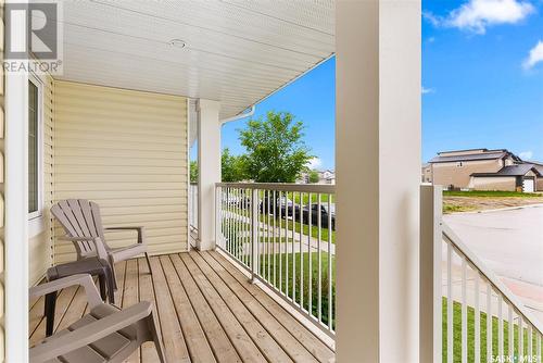 5545 Cederholm Avenue, Regina, SK - Outdoor With Deck Patio Veranda With Exterior