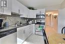 5 230 Broadway Avenue E, Regina, SK  - Indoor Photo Showing Kitchen With Double Sink 