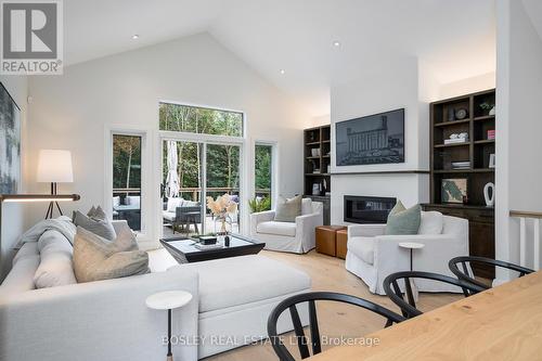 110 Mary Street, Collingwood, ON - Indoor Photo Showing Living Room With Fireplace