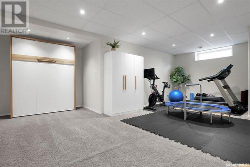 3640 Bishop Crescent E, Regina, SK - Indoor Photo Showing Gym Room