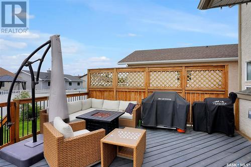 3640 Bishop Crescent E, Regina, SK - Outdoor With Deck Patio Veranda With Exterior