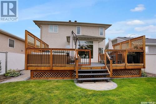 3640 Bishop Crescent E, Regina, SK - Outdoor With Deck Patio Veranda With Exterior