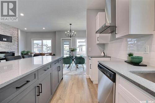 5513 Nicholson Avenue, Regina, SK - Indoor Photo Showing Kitchen With Upgraded Kitchen