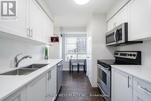 308 - 800 Sheppard Avenue W, Toronto, ON - Indoor Photo Showing Kitchen With Double Sink With Upgraded Kitchen