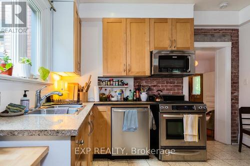 44 Wilson Park Road, Toronto (South Parkdale), ON - Indoor Photo Showing Kitchen With Double Sink