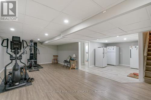 6949 Thorold Stone Road, Niagara Falls (Stamford), ON - Indoor Photo Showing Gym Room