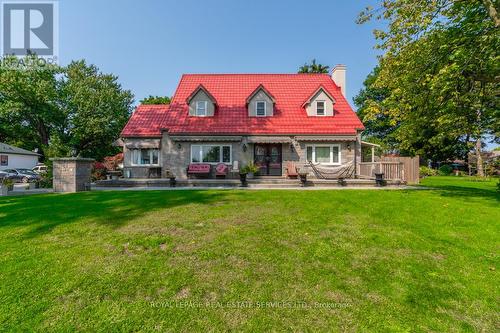 6949 Thorold Stone Road, Niagara Falls (Stamford), ON - Outdoor With Deck Patio Veranda