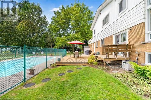 3537 Eton Crescent, Niagara Falls, ON - Outdoor With In Ground Pool With Deck Patio Veranda