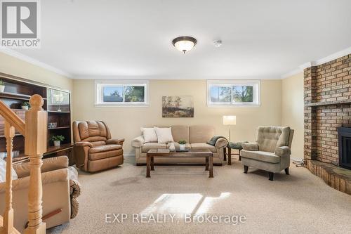 2 Guernsey Drive, Toronto, ON - Indoor Photo Showing Living Room With Fireplace