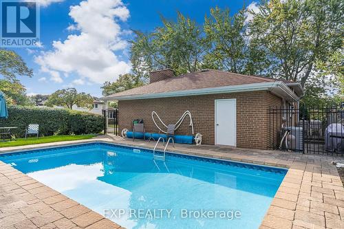 2 Guernsey Drive, Toronto, ON - Outdoor With In Ground Pool With Deck Patio Veranda With Backyard