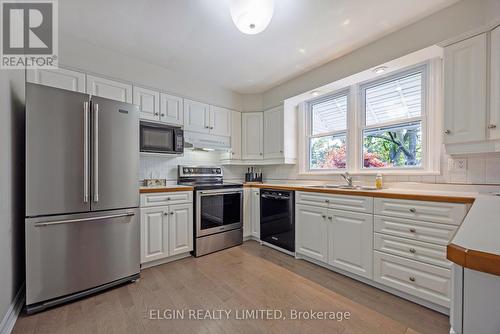 22 Fairview Avenue, St. Thomas, ON - Indoor Photo Showing Kitchen With Double Sink