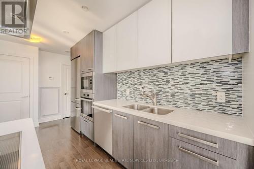 2411 - 8 The Esplanade, Toronto, ON - Indoor Photo Showing Kitchen With Double Sink With Upgraded Kitchen