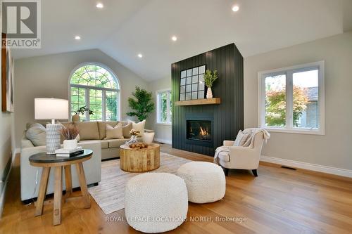 26 Trails End, Collingwood, ON - Indoor Photo Showing Living Room With Fireplace