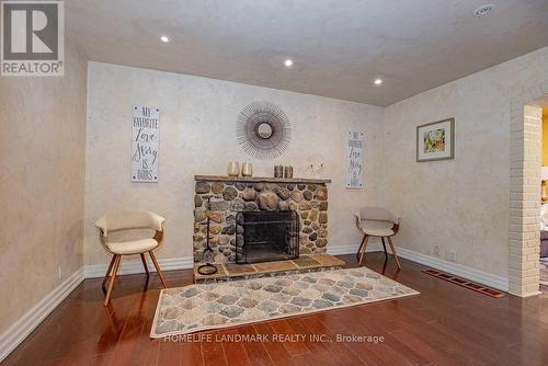 2301 Bennington Gate, Oakville (Eastlake), ON - Indoor Photo Showing Living Room With Fireplace