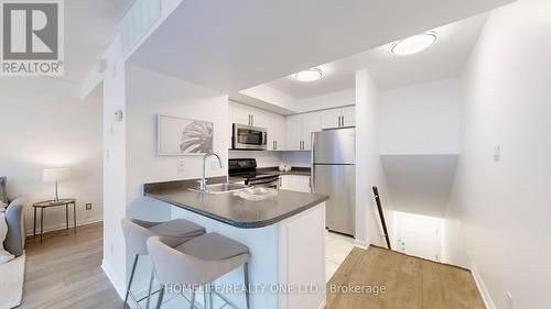 Th#914 - 16 Laidlaw Street, Toronto (South Parkdale), ON - Indoor Photo Showing Kitchen With Double Sink