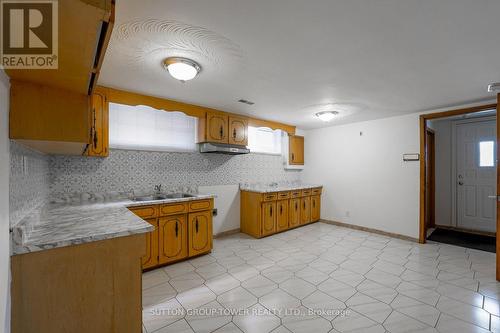 328 Hullmar Drive, Toronto (Black Creek), ON - Indoor Photo Showing Kitchen With Double Sink