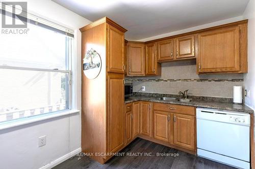 52 Martha Street, Hamilton, ON - Indoor Photo Showing Kitchen With Double Sink