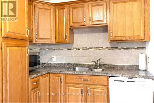 52 Martha Street, Hamilton, ON - Indoor Photo Showing Kitchen With Double Sink