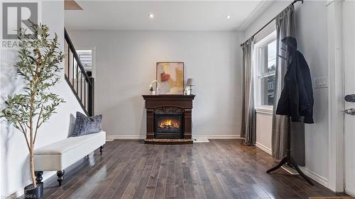 157 Weir Street N, Hamilton, ON - Indoor With Fireplace